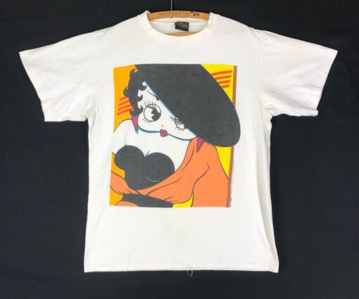 1980s 1989 Betty Boop Cartoon Single Stitch T-Shirt