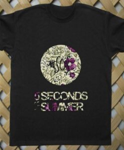 5 seconds of summer floral style T shirt