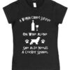 A Woman Cannot Survive On Wine Alone She Also Needs A Cocker Spaniel Cotton T-Shirt