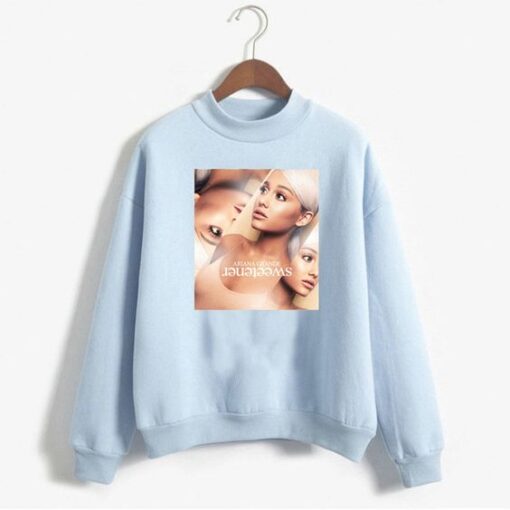 ARIANA GRANDE BLUE SWEATSHIRT ZNF08
