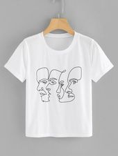 Abstract Graffiti Tee T-shirt DAP