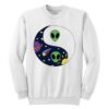 Alien Yin Yang Sweatshirt ZNF08