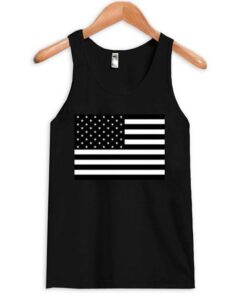 American Flag B&W Tanktop ZNF08