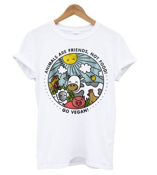 Animals are Friends T shirt ZNF08