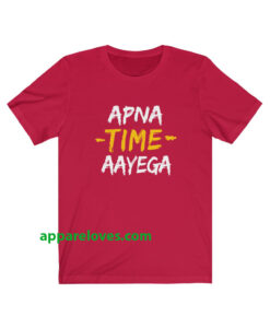 Apna Time Aayega Red T Shirt thd