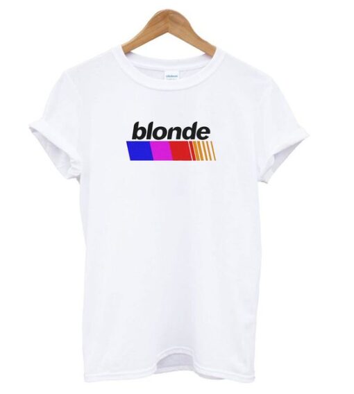 BLONDE White T shirt ZNF08