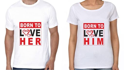 BORN TO LOVE COUPLE TSHIRT THD