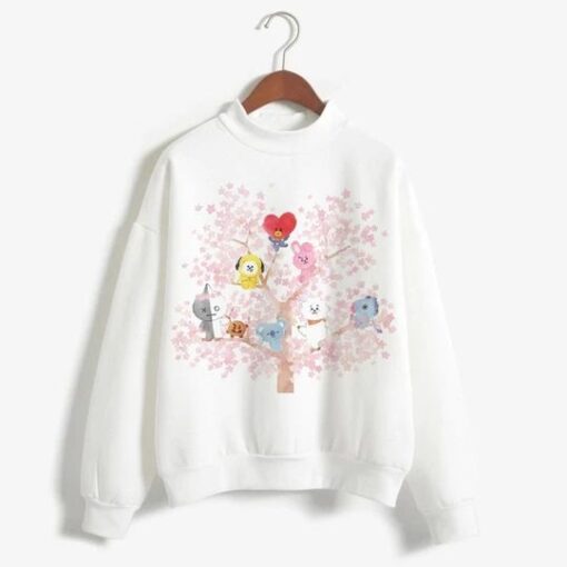 BT21 Women Sleeve Sweatshirt ZNF08
