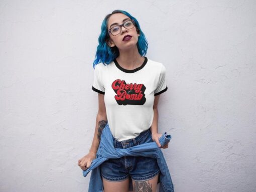 Bernie Birdie Sanders Ringer T-Shirt, Berdie for president 2020 2016 Navy Ringer Tee Shirt