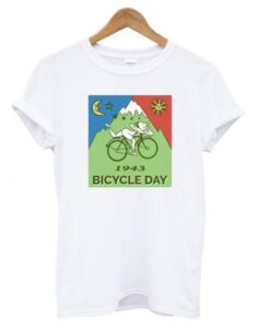 Bicycle Day T shirt ZNF08