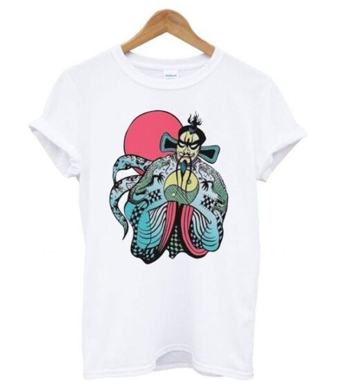 Big Trouble In Little China Fu Manchu Kurt Russell Retro T shirt ZNF08