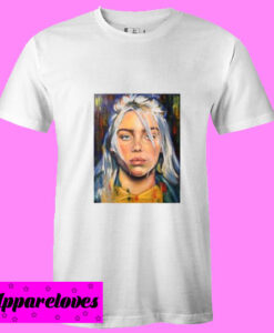 Billie Eilish paint art T Shirt