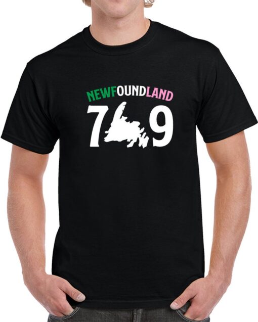 Black Republic Of Newfoundland 709 T Shirt