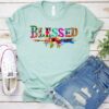 Blessed Serape and Leopard Tee ZNF08