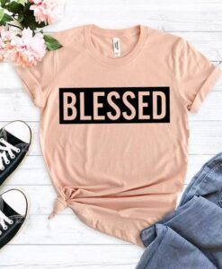 Blessed mom T Shirt ZNF08