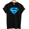 Blue Fluorescent Anime Superman T shirt ZNF08