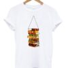 Book Lover's Stained Glass Panel T shirt ZNF08