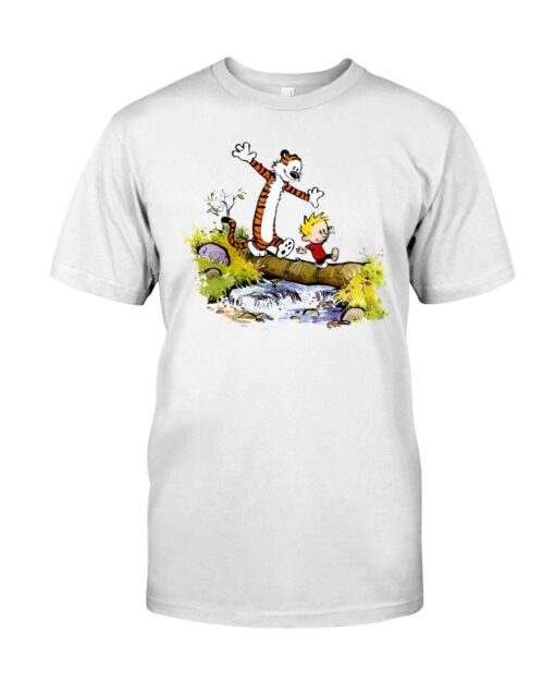 Calvin doing hobbes shirt THD