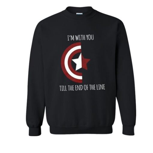 Captain America I’m With You Sweatshirt DAP