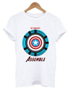 Captain America and Iron Man T shirt ZNF08