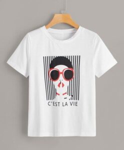 Cest La Vie Figure T-Shirt ZNF08