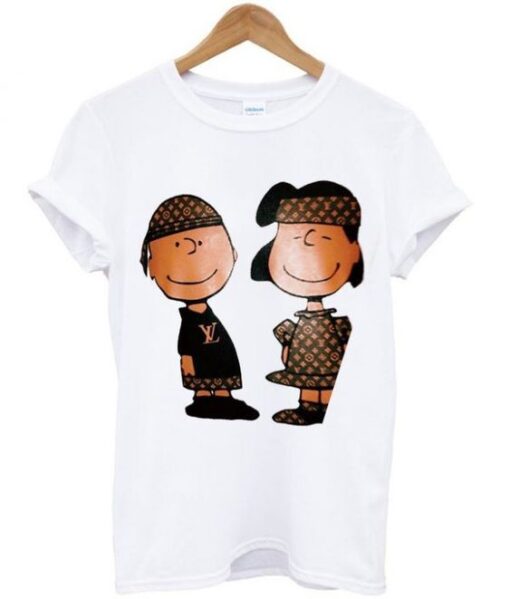 Charlie Brown And Lucy LV T-Shirt ZNF08