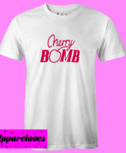 Cherry Bomb White T shirt