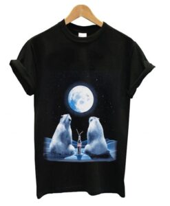 Coca-Cola Full Moon Polar Bears T shirt ZNF08