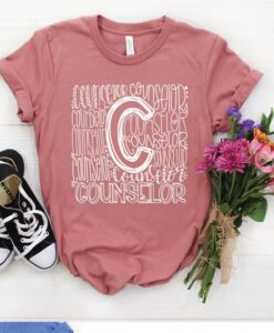 Counselor Typography Shirt ZNF08