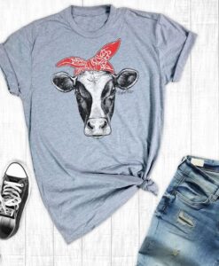 Cow Bandanna TSHIRT ZNF08