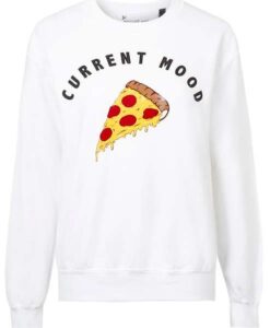 Current Mood Pizza Sweatshirt ZNF08