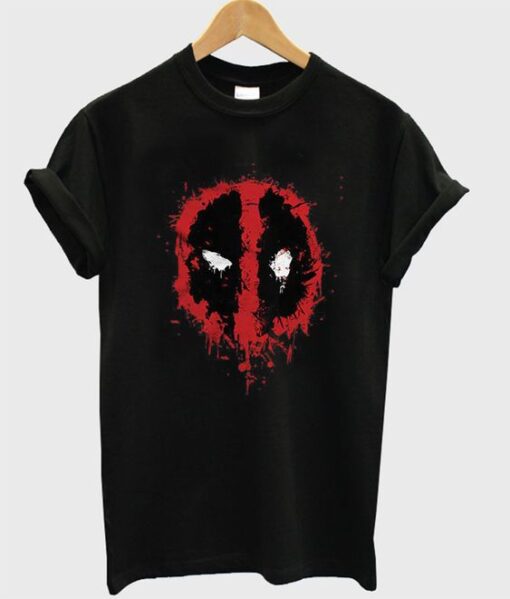 Deadpool Splat Icon Mens T-Shirt ZNF08