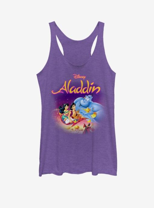Disney Aladdin VHS Art Girls Tank ZNF08