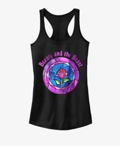 Disney Beauty and the Beast Glass Rose Girls Tank ZNF08