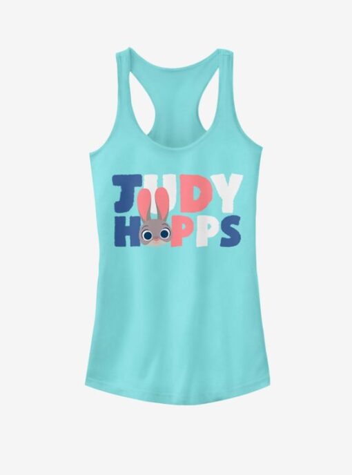 Disney Zootopia Judy Hopps Face Girls Tank ZNF08