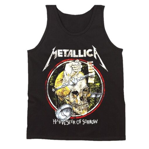 Distressed Metallica Men's Tank Top AY