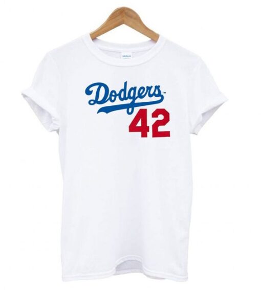 Dodgers 42 T shirt ZNF08