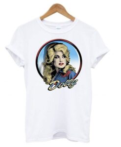 Dolly Parton – Silver Loop T shirt ZNF08