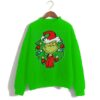 Dr. Seuss Big Boys Grinch Wreath Ugly Sweatshirt ZNF08