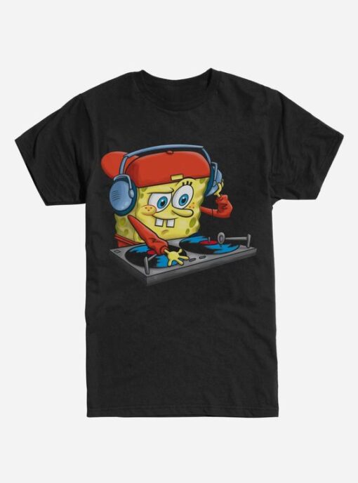 Extra Soft Spongebob Squarepants DJ T-Shirt ZNF08