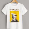 Figure And Letter Print Tee T-Shirt ZNF08