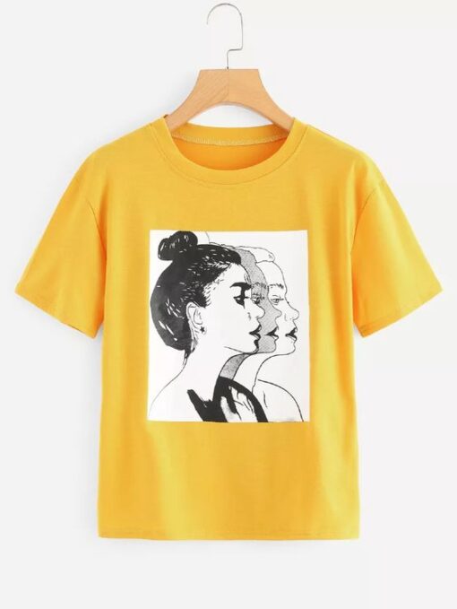 Figure Print Tee ZNF08