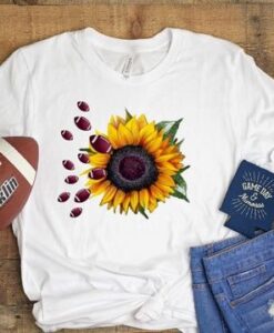 Football Sunflower T Shirt ZNF08