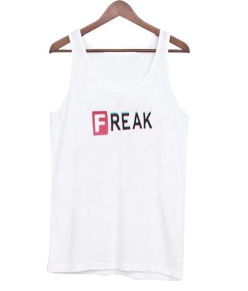 Freak Slogan Tanktop ZNF08