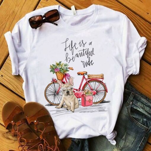 French Bike T-shirt ZNF08
