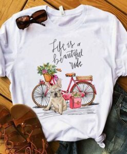 French bulldog Bike T-Shirt DAP