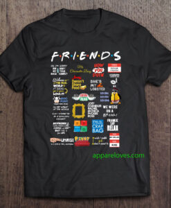 Friends Quotes t shirt thd