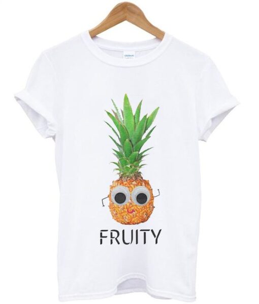 Fruity Pineapple Unisex Slogan T-Shirt ZNF08
