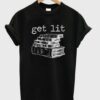 Get Lit Book T-Shirt ZNF08