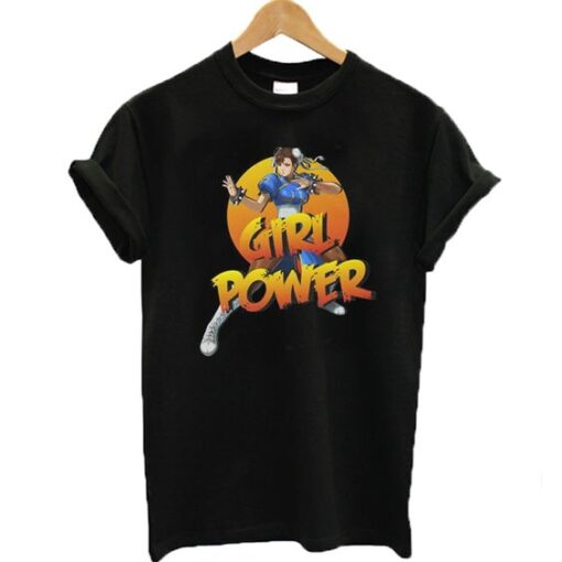 Girl Power Chun Li T-shirt ZNF08